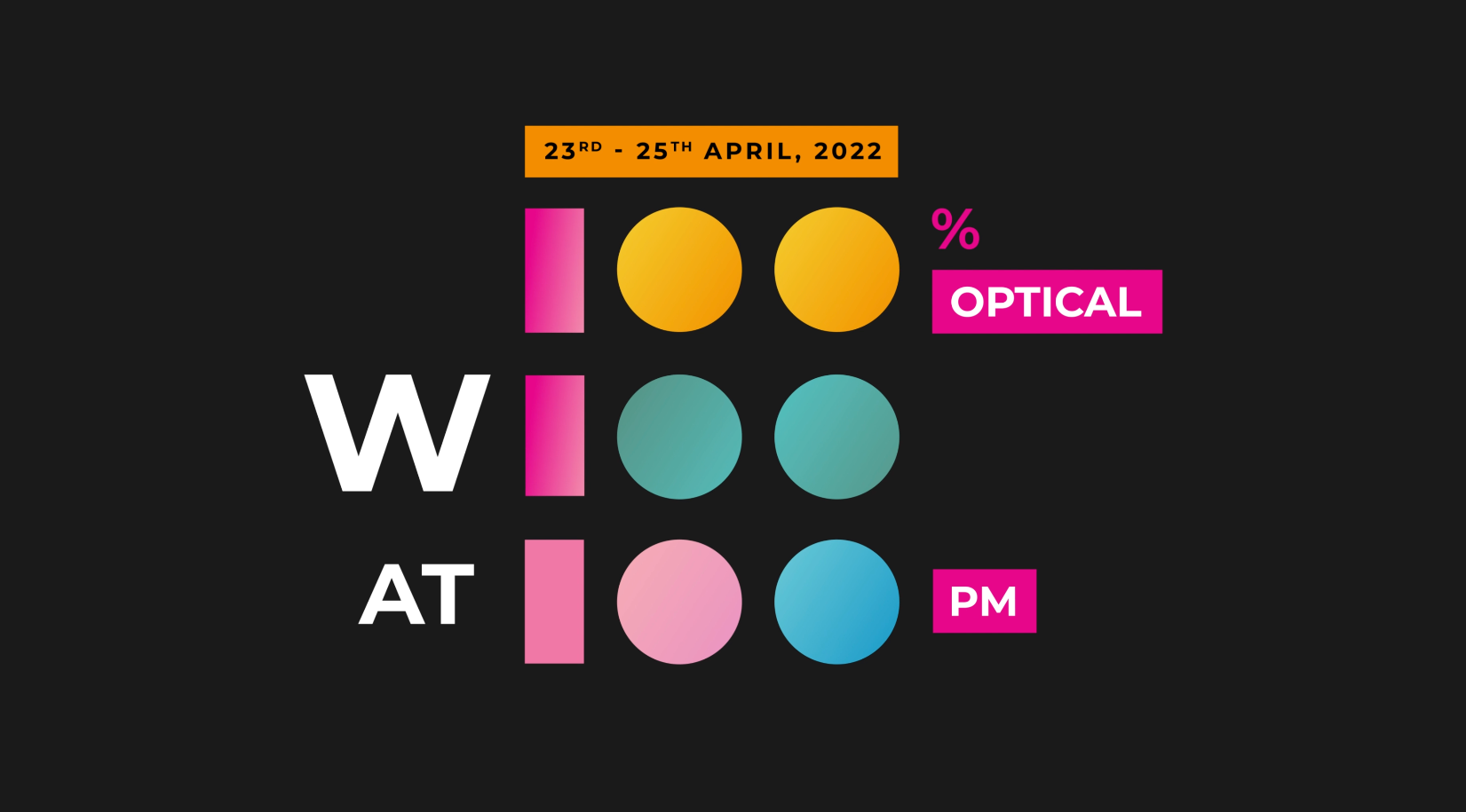 Jai Kudo Lenses will be at 100% Optical this April!