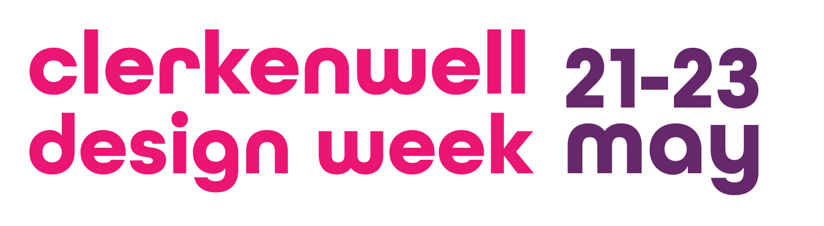 Clerkenwell Design Week 2023 logo