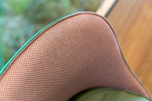 Upholstery made from 100% recycled plastic waste