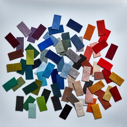36 new colourways for iconic wool felt fabric to mark Camira’s 50th year