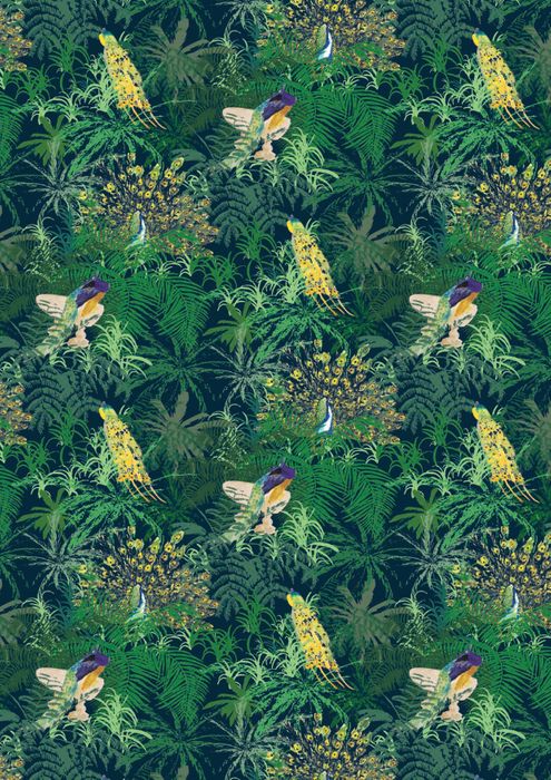 Paradise Night 52cm Width Wallpaper
