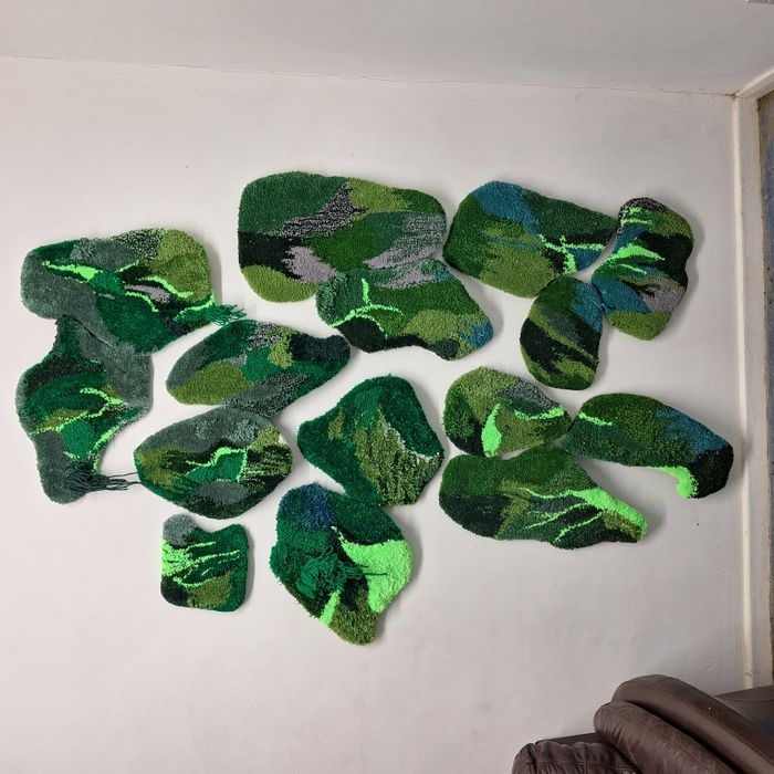 Faux moss Decor