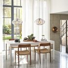 Preston Glass Oval Pendant Light