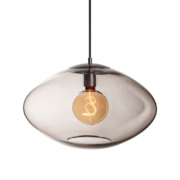 Preston Glass Oval Pendant Light