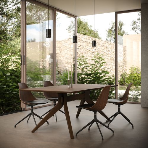 Cross Table with Ziba Chair