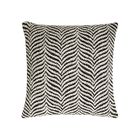 Zebra Black Cushion