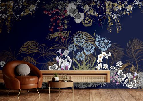 Kew - Navy Blue by Muraspec