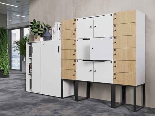 HushLock modular office storage