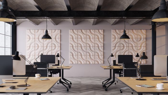 FIKA mycelium acoustic wall tile