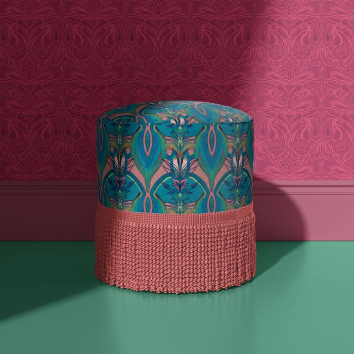 The Tuffet Footstool in collaboration with Dandelion Design Upholstery