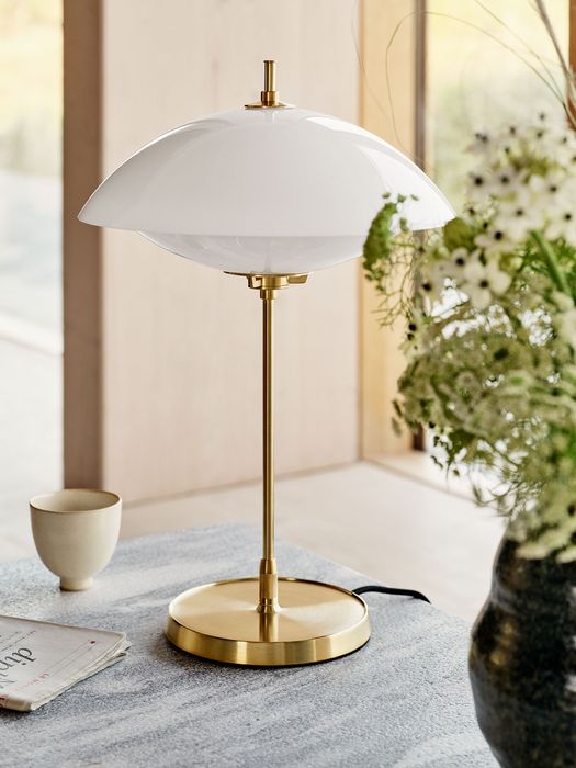 Clam floor and table lamp