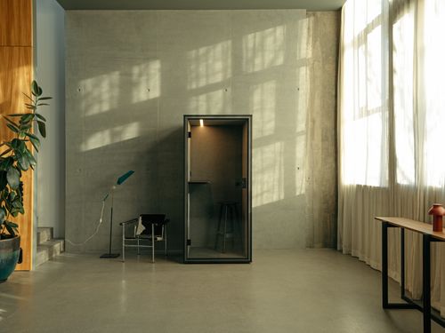 Acoustic booths for concentrated work