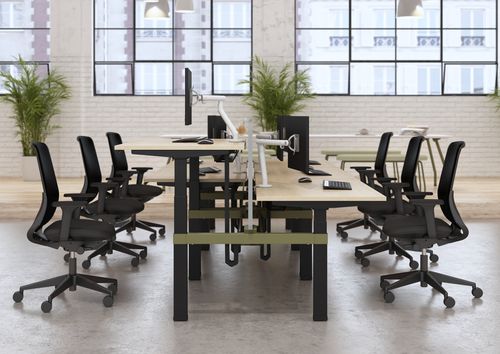 KI expands sit-stand collection with Trim, an innovative new desk designed to make movement at work accessible for all