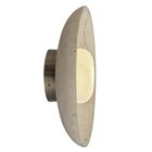 Travertine & Alabaster Diffuser Wall Light - 10 inch - Natural
