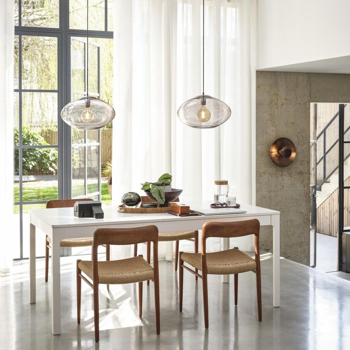 Preston Glass Oval Pendant Light