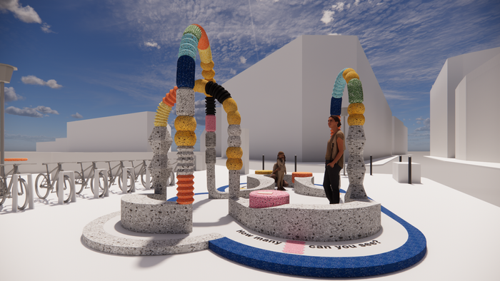 The Fountain of Technicolour Beads