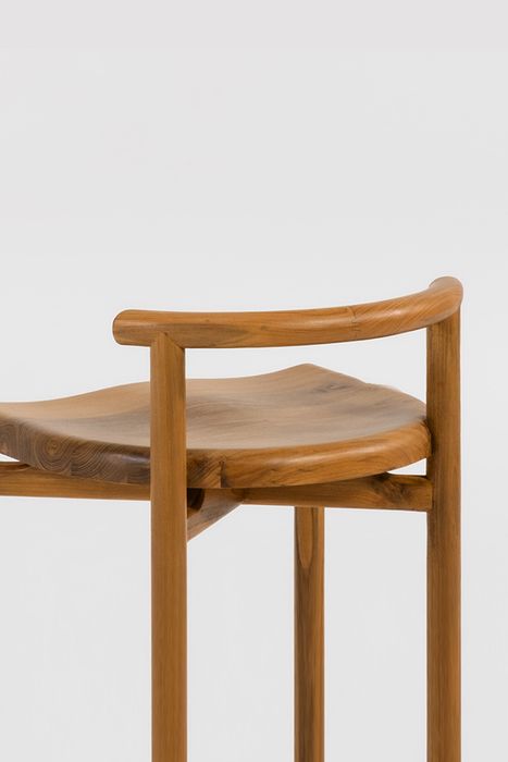 Cinta Wood Bar Stool