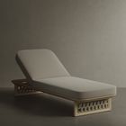 N2 Sun Lounger, Light Teak