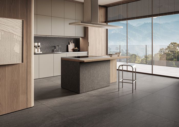 Saxum: sensual beauty in porcelain stoneware