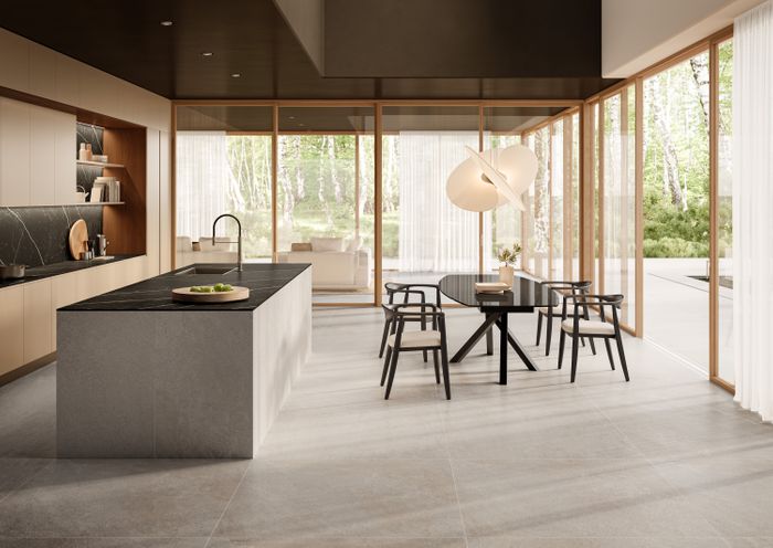 Saxum: sensual beauty in porcelain stoneware