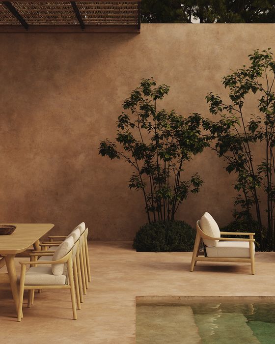 N1 Lounge Chair, Light Teak