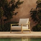 N1 Lounge Chair, Light Teak