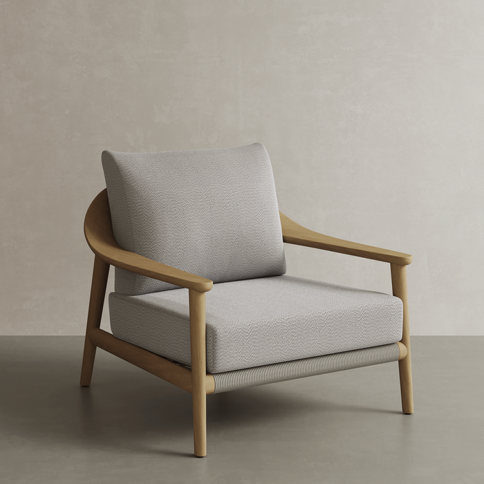 N1 Lounge Chair, Light Teak