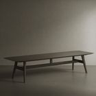 N1 8 Seater Dining Table, Dark Teak