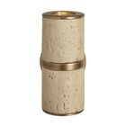 Travertine Outdoor & Bathroom Up Down Spot Light - Brass