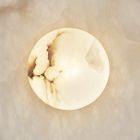 Alabaster Stone Diffuser Wall Light - 10 inch - White