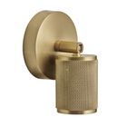 Knurled Spotlight - Single - Brass