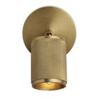 Knurled Spotlight - Single - Brass