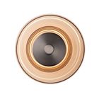 Selby Layered Glass Round Diffuser Wall Light - Bronze