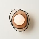Dulwich Layered Glass Wall Light - Mocha