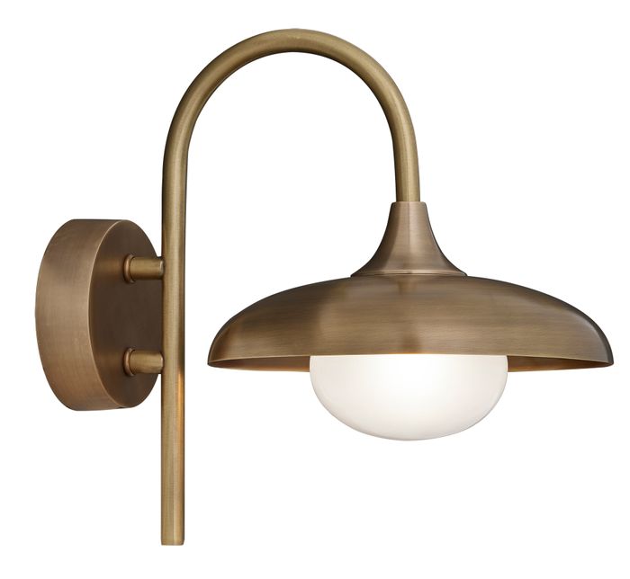 Hayle Outdoor & Bathroom Wall Light - Brass