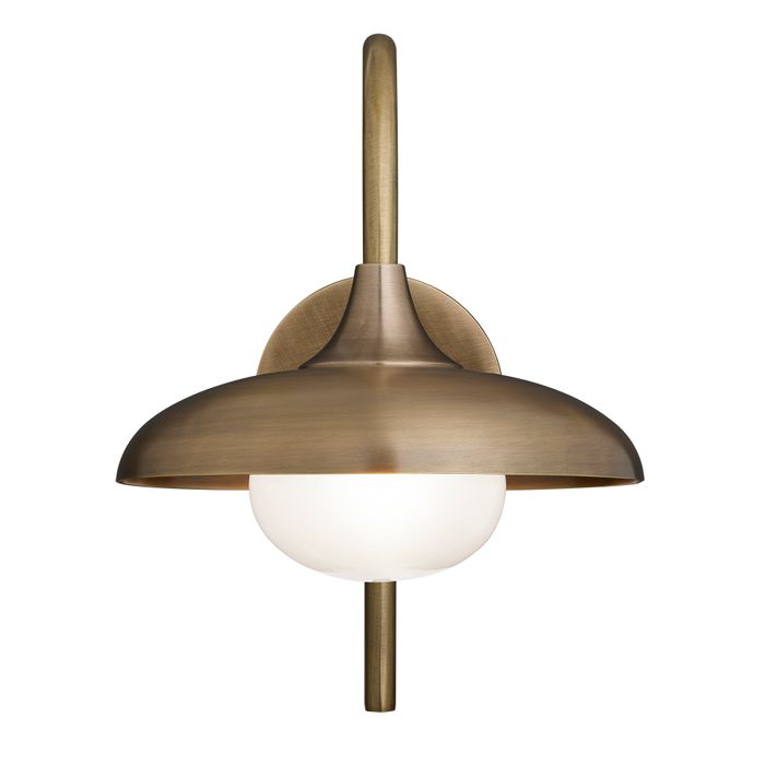 Hayle Outdoor & Bathroom Wall Light - Brass