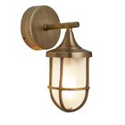 Harbour Outdoor & Bathroom Wall Light - Brass