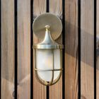 Harbour Outdoor & Bathroom Wall Light - Brass
