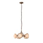 Dulwich Glass Layered Chandelier Light - 20 Inch
