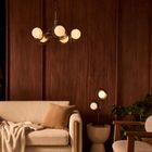 Dulwich Glass Layered Chandelier Light - 20 Inch