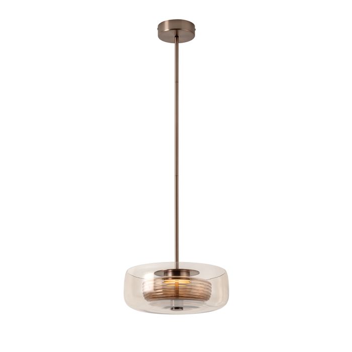 Selby Layered Glass Round Pendant Light