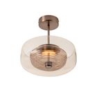Selby Layered Glass Round Pendant Light