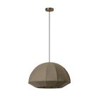 Burnham Fabric Wide Dome Pendant Light- 24 Inch