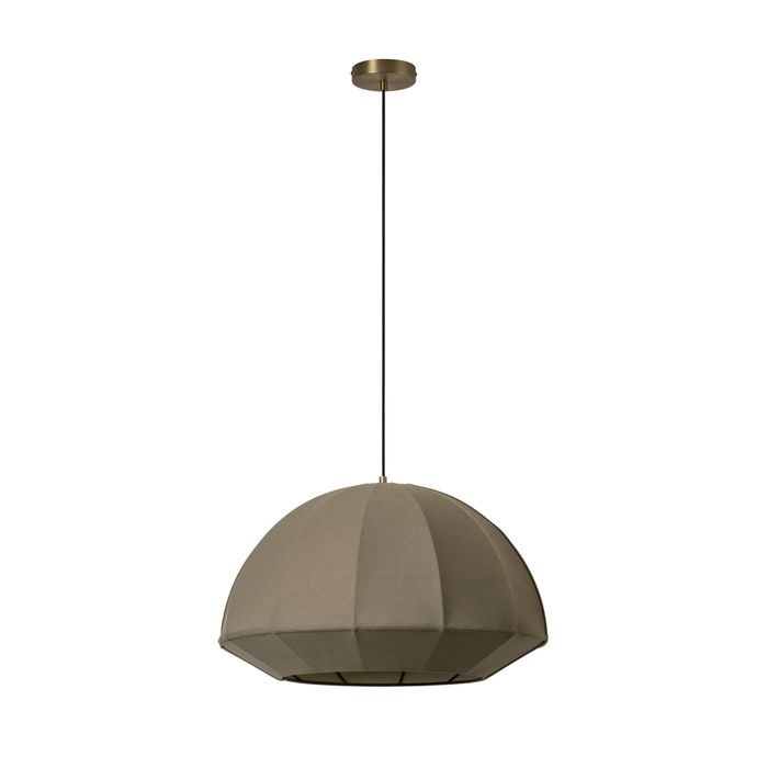 Burnham Fabric Wide Dome Pendant Light- 24 Inch