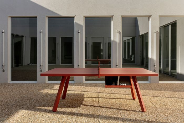 You and Me Monochrome ping-pong table