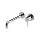 The Gosfield, wall mounted basin mixer tap, single lever, 190mm & 220mm spout