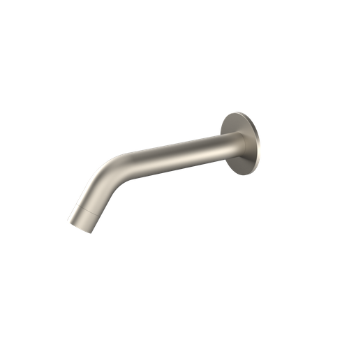 The Gosfield, wall mounted bent spout infrared mixer tap, mains operated