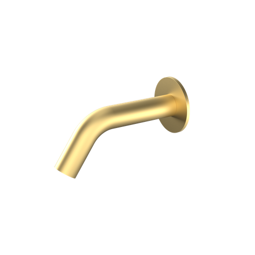 The Gosfield, wall mounted bent spout infrared soap dispenser, mains operated
