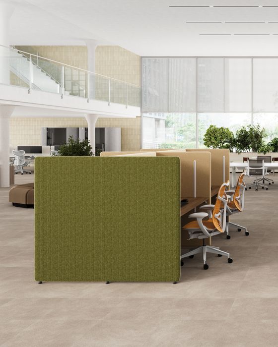 Bound by Herman Miller Sit-Stand Booth and Desking