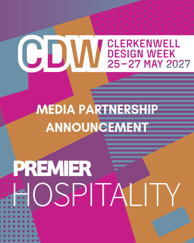 Premier Hospitality Magazine continues media partnership with Clerkenwell Design Week for 2027